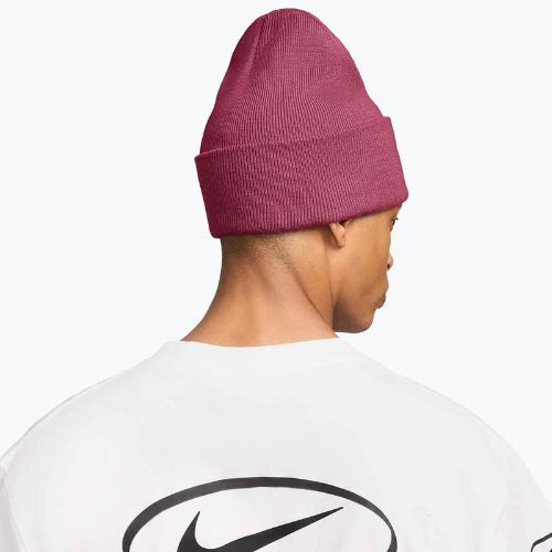 Téli sapka Nike Peak Futura Beanie sweet beet/white