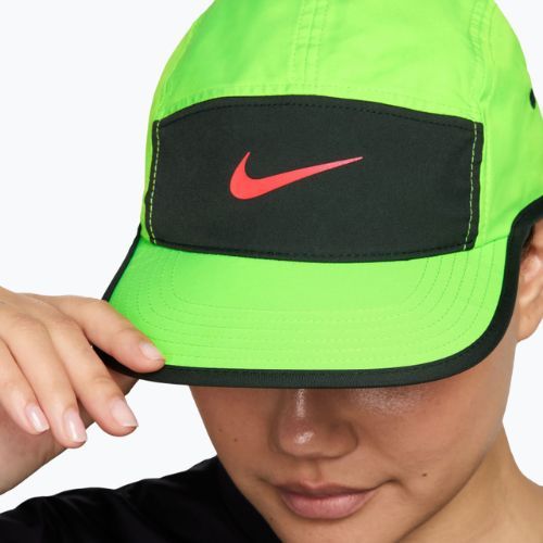 Baseballsapka Nike Dri-Fit Fly electric green/black spruce/hot lava
