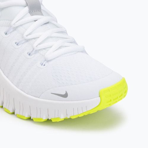 Női edzőcipők Nike Free Metcon 6 white/volt/metallic silver