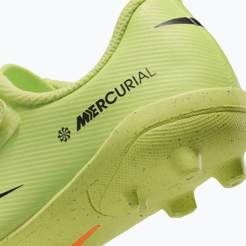 Gyerek focicipők Nike Mercurial Vapor 16 Club FG/MG limelight/hyper crimson/volt