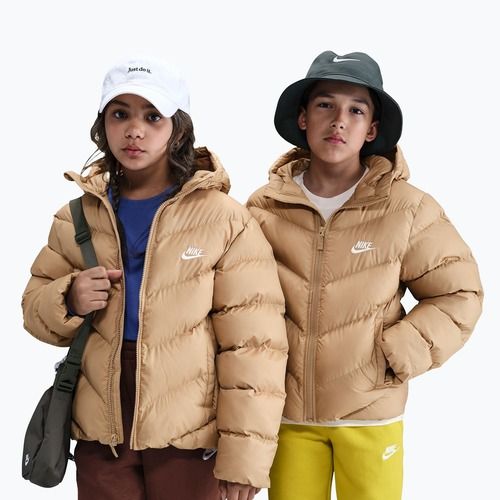 Gyerek bélelt dzseki Nike Sportswear All Day Play hemp/white