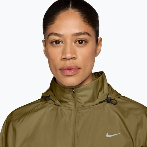 Női futódzseki Nike Tempo Repel Olive Flak