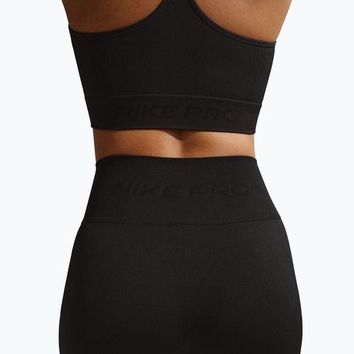 Női leggings Nike Pro Seamless High-Waisted 7/8 black