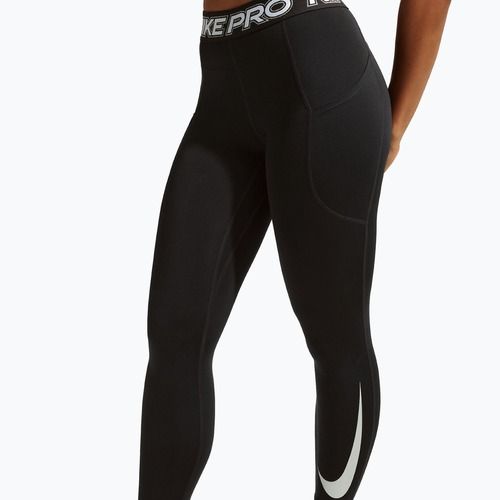 Női leggings Nike Pro Mid-Rise 7/8 black/white/white