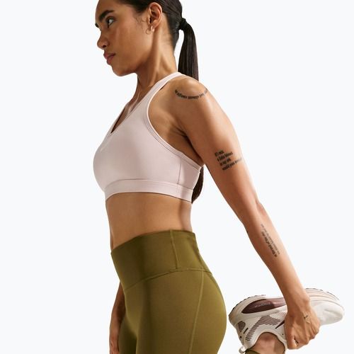Női futóleggings Nike Tempo High-Waisted 7/8 olive flak