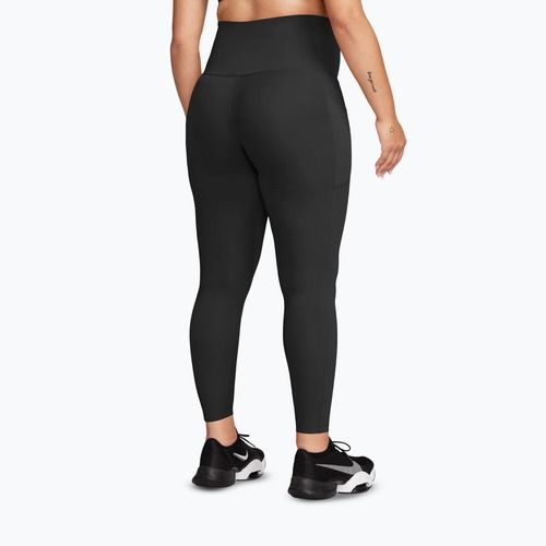 Női edzőleggings Nike One Maternity High-Waisted 7/8 black/white