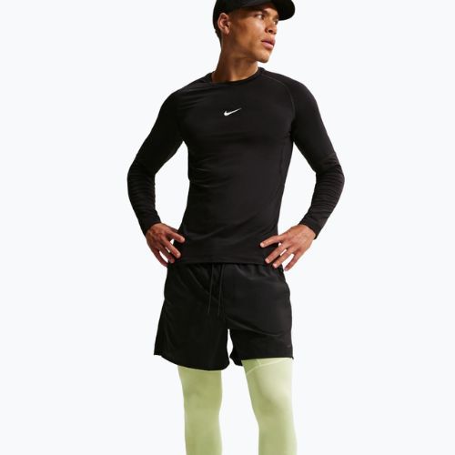Férfi edzésleggings Nike Pro Dri-Fit Tight Fitness light liquid lime/black