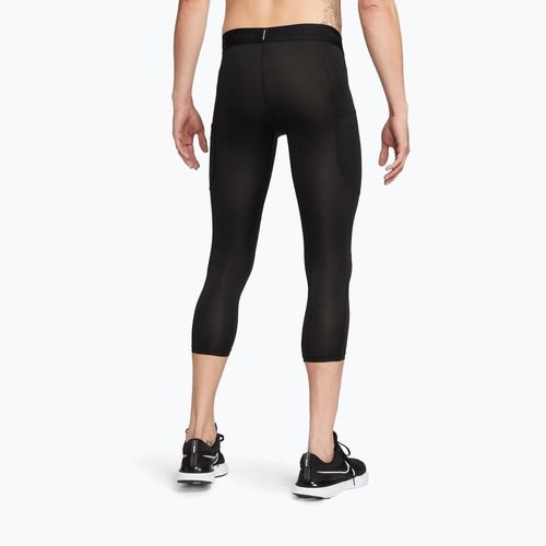 Férfi edzőleggings Nike Pro Dri-Fit 3/4 Tight Fitness black/white