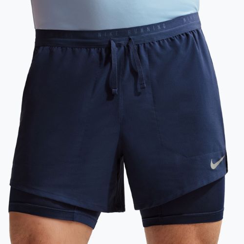 Férfi futóshort Nike Stride Dri-Fit Hybrid 5" midnight navy
