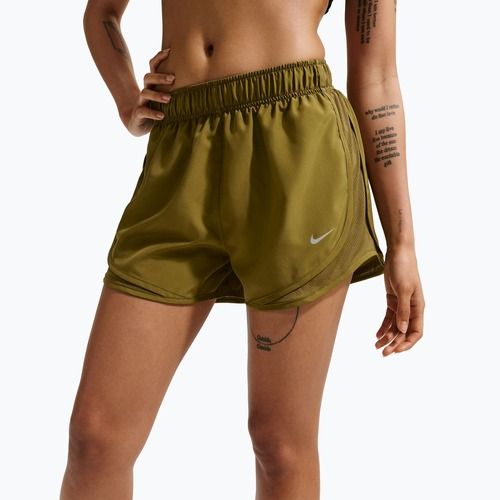 Női futóshort Nike Tempo Dri-Fit Mid-Rise olive flak/olive flak