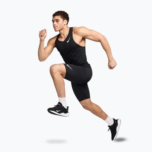 Férfi futó rövidnadrág Nike AeroSwift Dri-Fit ADV 1/2 Tights black/summit white
