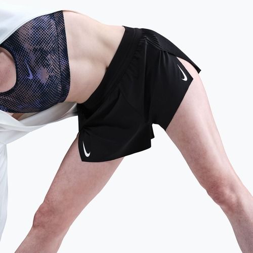 Női futó rövidnadrág Nike AeroSwift Dri-Fit ADV Mid-Rise 3" black/white