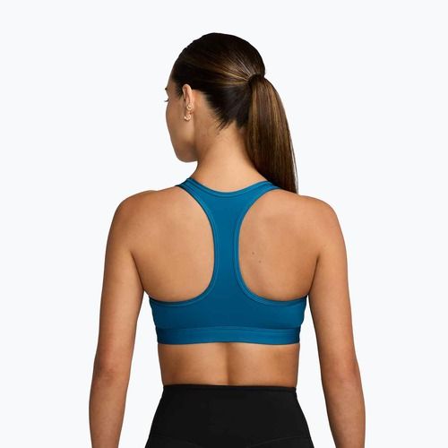 Sportmelltartó Nike Swoosh Medium Support Green Abyss/White