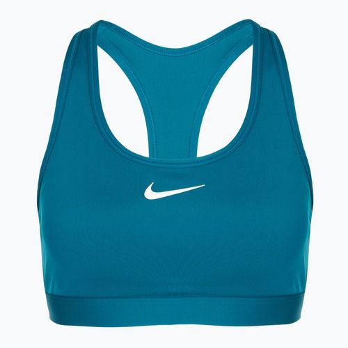 Sportmelltartó Nike Swoosh Medium Support Green Abyss/White