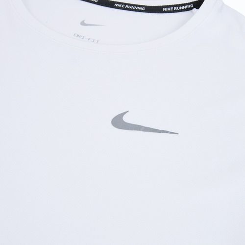 Férfi futópóló Nike Miler Dri-Fit UV white