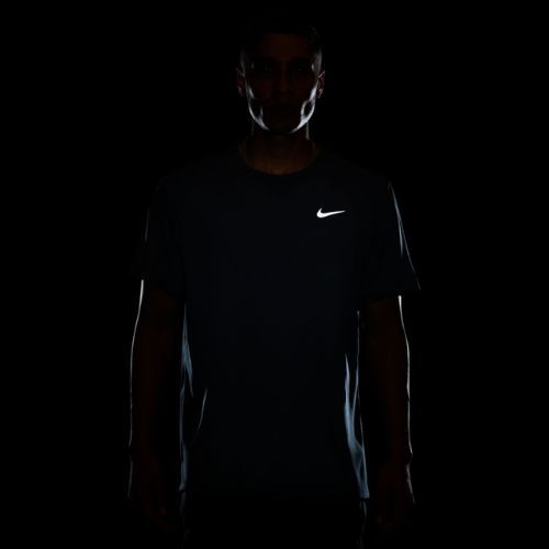 Férfi futópóló Nike Miler Dri-Fit UV work blue