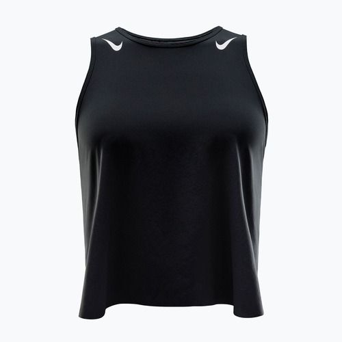 Női futópóló Nike AeroSwift Dri-Fit ADV Cropped Tank Top black/white