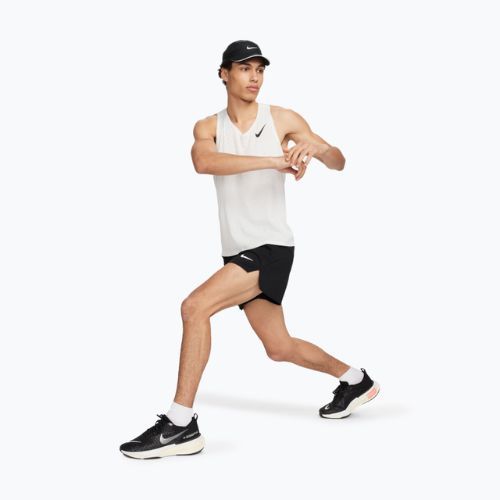 Férfi futópóló Nike AeroSwift Dri-Fit ADV summit white/black