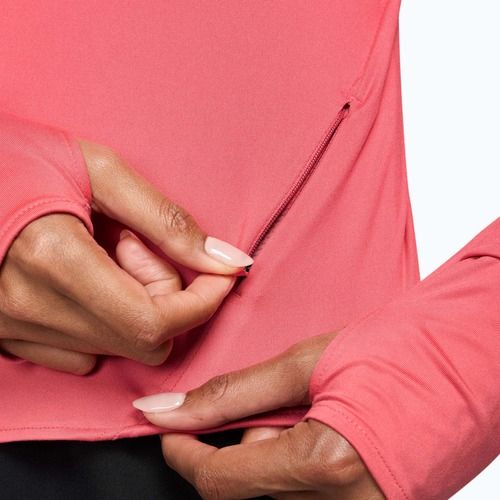 Női hosszú ujjú futópóló Nike Swift Dri-Fit UV sea coral