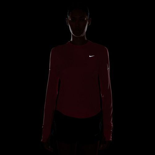 Női hosszú ujjú futópóló Nike Swift Dri-Fit UV sea coral