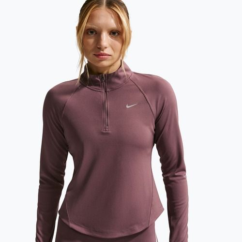 Női futó pulóver Nike Tempo Swoosh Run Dri-Fit 1/4-Zip tattoo/white