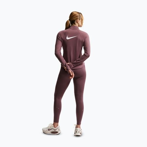 Női futó pulóver Nike Tempo Swoosh Run Dri-Fit 1/4-Zip tattoo/white