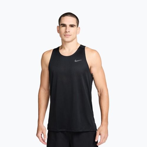 Férfi futópóló Nike Stride Dri-Fit ADV black
