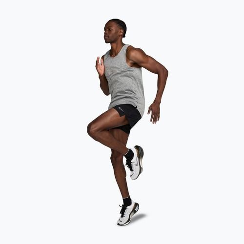 Férfi futópóló Nike Stride Dri-Fit ADV smoke grey/heather