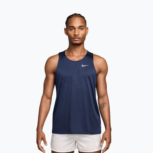 Férfi futópóló Nike Stride Dri-Fit ADV midnight navy