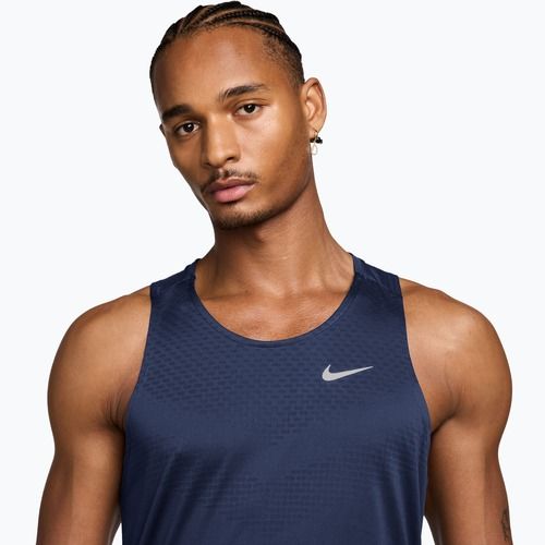 Férfi futópóló Nike Stride Dri-Fit ADV midnight navy