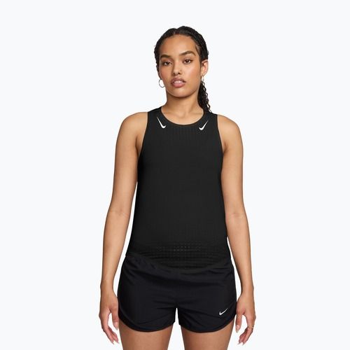 Női futópóló Nike AeroSwift Dri-Fit ADV Singlet black/white