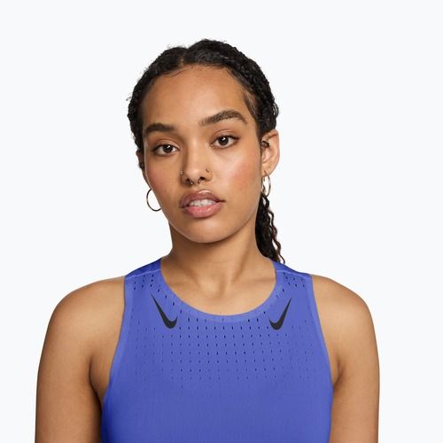 Női futópóló Nike AeroSwift Dri-Fit ADV Singlet sapphire/black