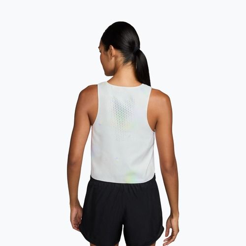 Női futótrikó Nike AeroSwift Dri-Fit ADV Cropped Tank Top off-white/black