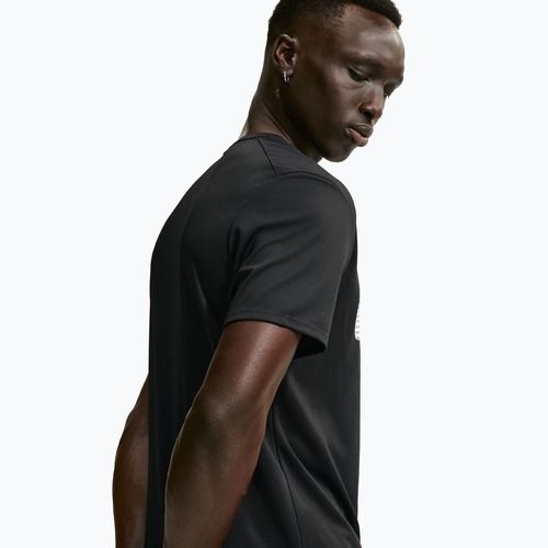 Férfi futópóló Nike Miler Dri-Fit UV black/white