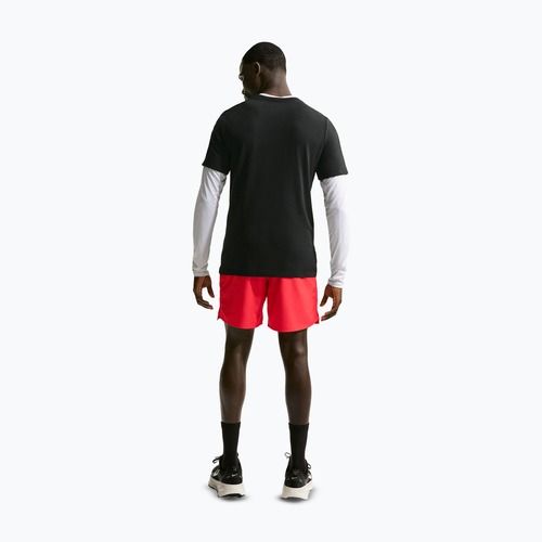 Férfi póló Nike Dri-Fit Running black/team crimson
