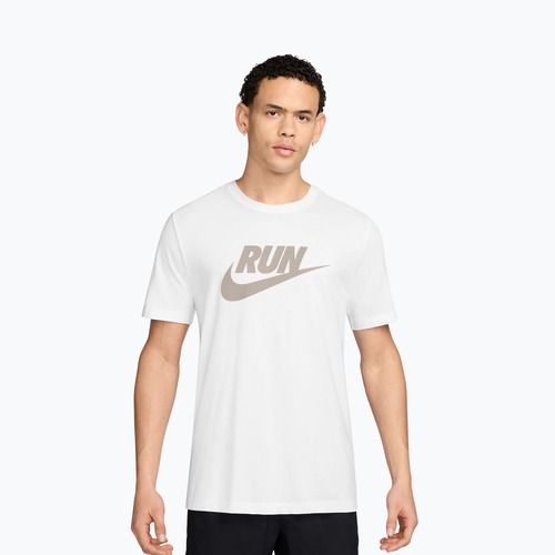 Férfi futópóló Nike Dri-Fit Running white/moon particle
