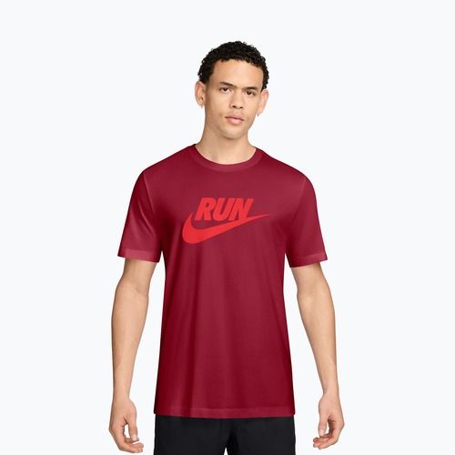 Férfi póló Nike Dri-Fit Running team crimson/light crimson