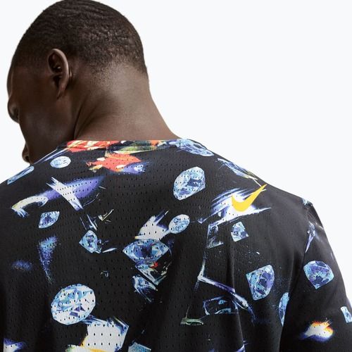 Férfi futópóló Nike AeroSwift Dri-Fit ADV black/laser orange