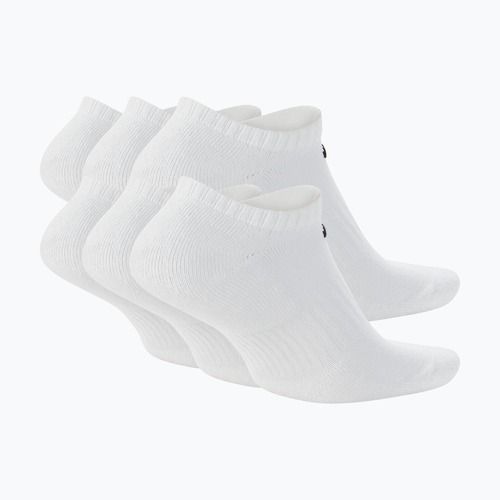 Zokni Nike Everyday Cushioned No-Show 6 pár white/black
