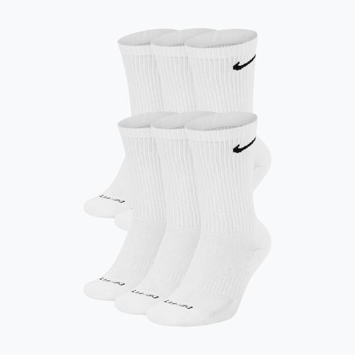 Férfi zokni Nike Everyday Plus Cushioned Crew 6 pairs white/black