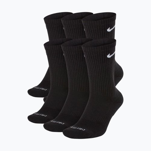Férfi zokni Nike Everyday Plus Cushioned Crew 6 pairs black/white