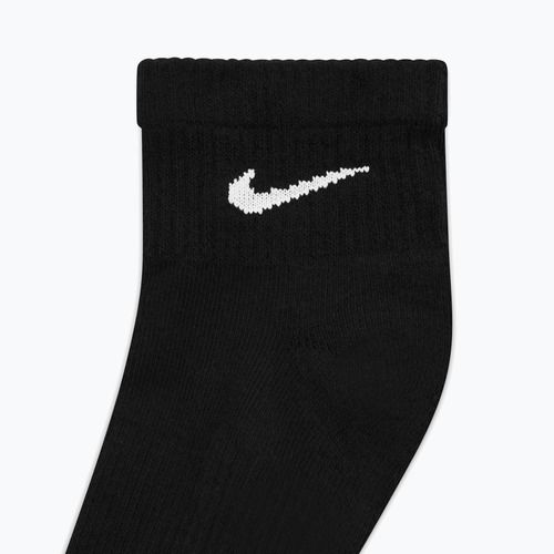 Nike Everyday Plus Cushioned Ankle zokni 3 pár black/white