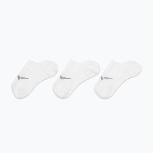 Női zokni Nike Everyday Plus Lightweight Footie 3 pár white/wolf-grey