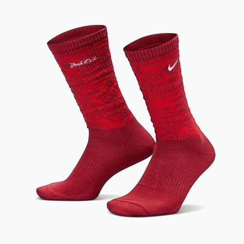 Zokni Nike Everyday Plus Cushioned Crew Team Crimson/Metallic Silver