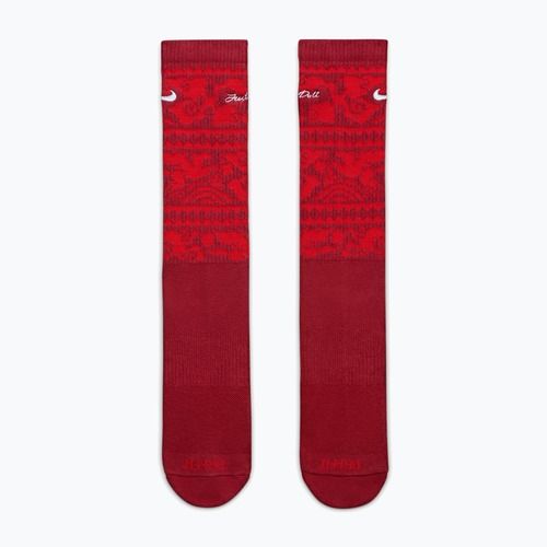 Zokni Nike Everyday Plus Cushioned Crew Team Crimson/Metallic Silver