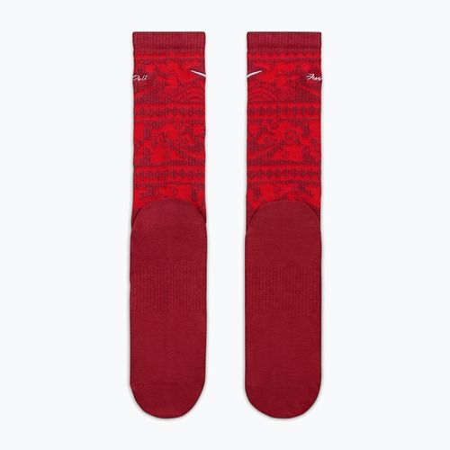 Zokni Nike Everyday Plus Cushioned Crew Team Crimson/Metallic Silver