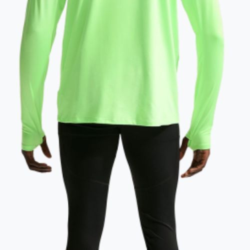Férfi futófelső Nike Stride 1/4 Zip Dri-Fit lime blast