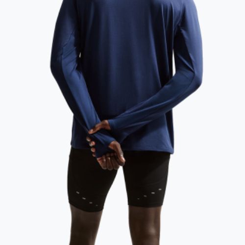 Férfi futó felső Nike Stride 1/4 Zip Dri-Fit midnight navy