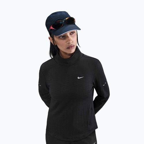 Női hosszú ujjú futófelső Nike Swift Therma-Fit Turtle Neck black