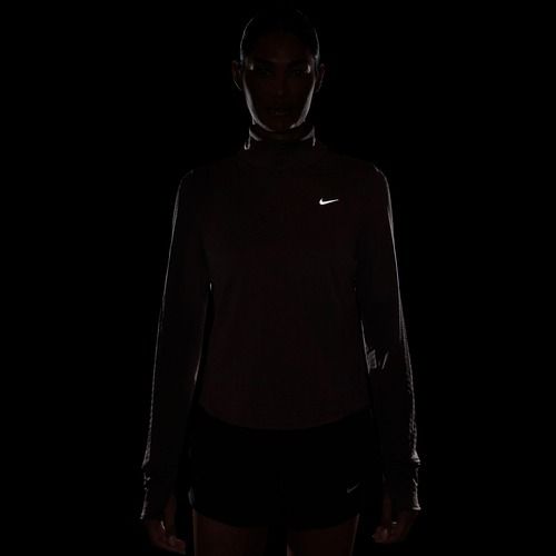 Női hosszú ujjú futófelső Nike Swift Therma-Fit Turtle Neck tattoo